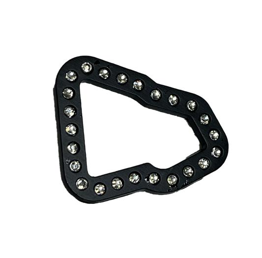 Black Rhine Stone Pin