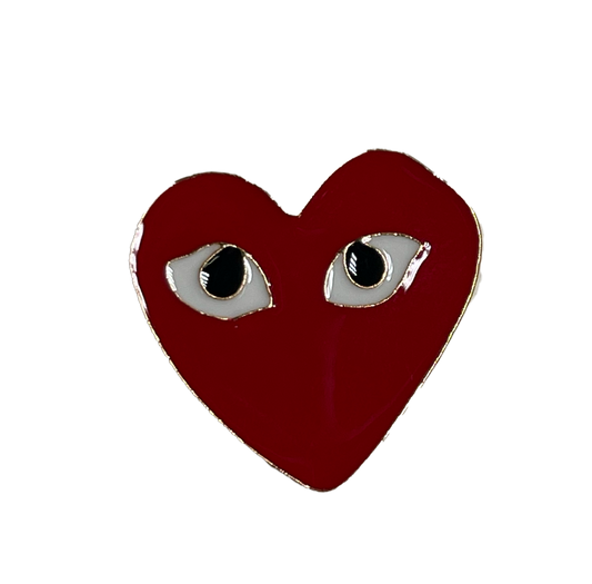 Comme Des Garcons Heart Pin