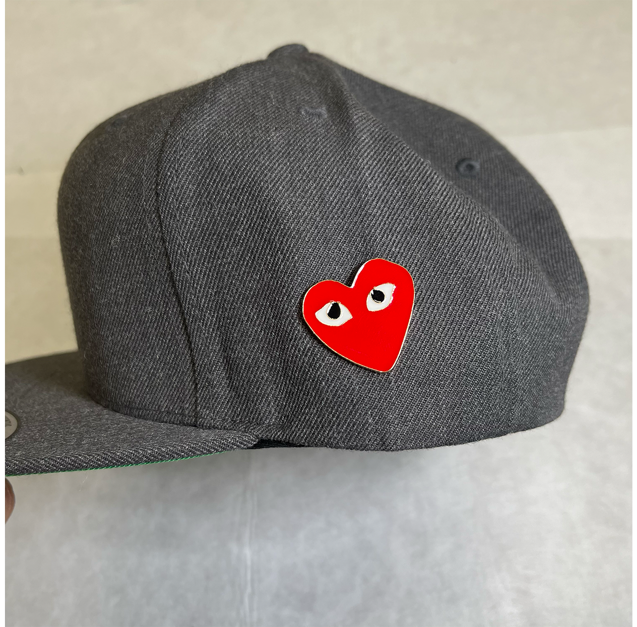 Comme Des Garcons Heart Pin
