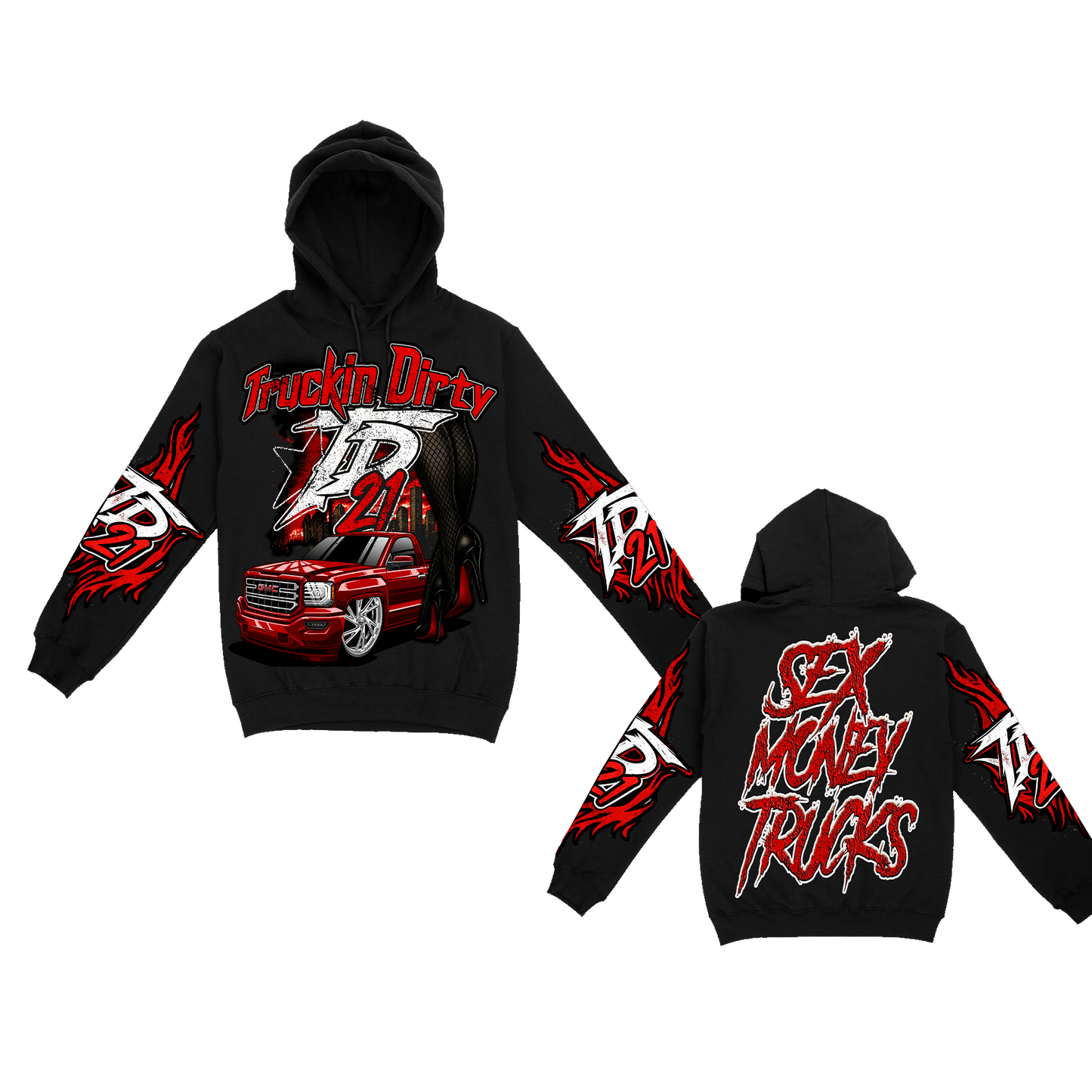 Money & Trucks Hoodie