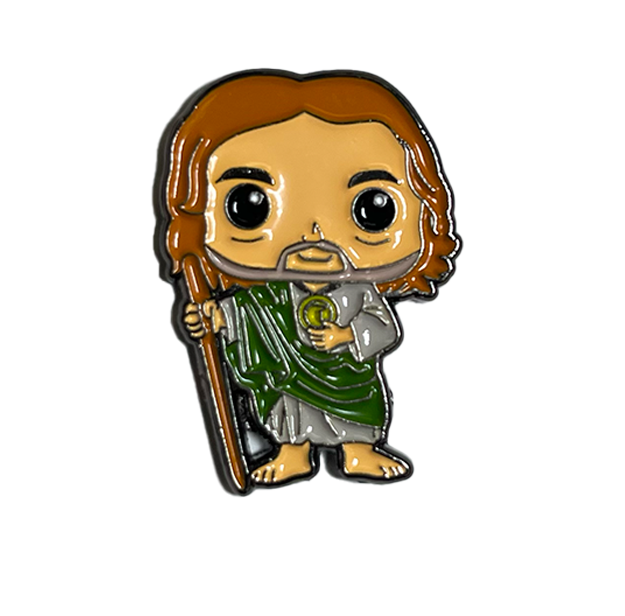 San Judas Cartoon Pin