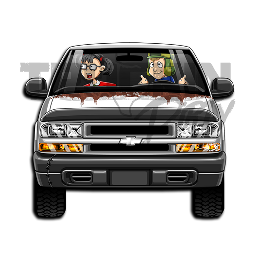 Beat Up Truck Chavo Decal