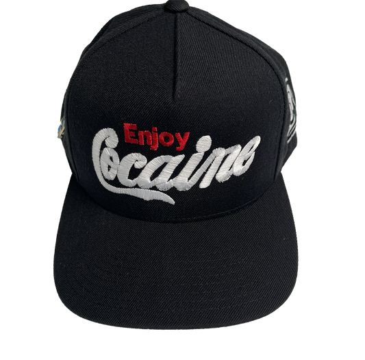 Enjoy Cocaine Embroidered Hat
