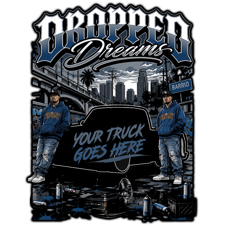 Personalized Dropped Dreams Truck Shirt | Upload Your Truck