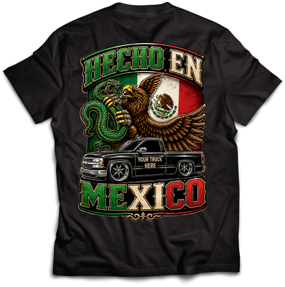 Personalized Mexican Pride Truck T-Shirt | Your Truck Here