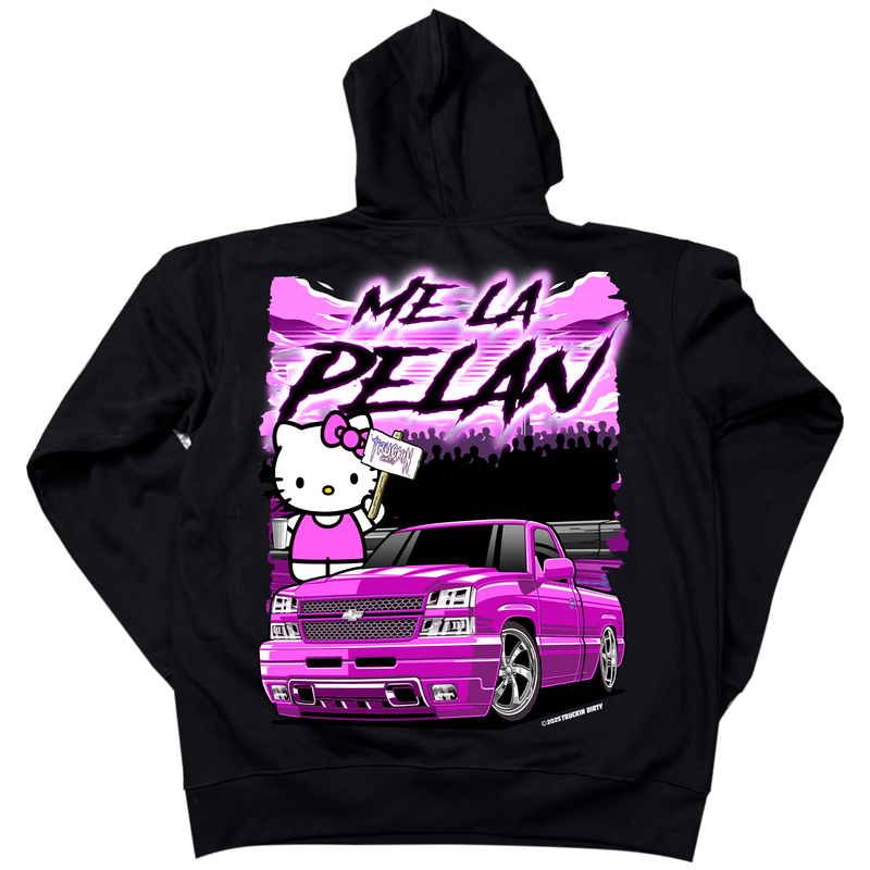 Me La Pelan Kat Printed Hoodie