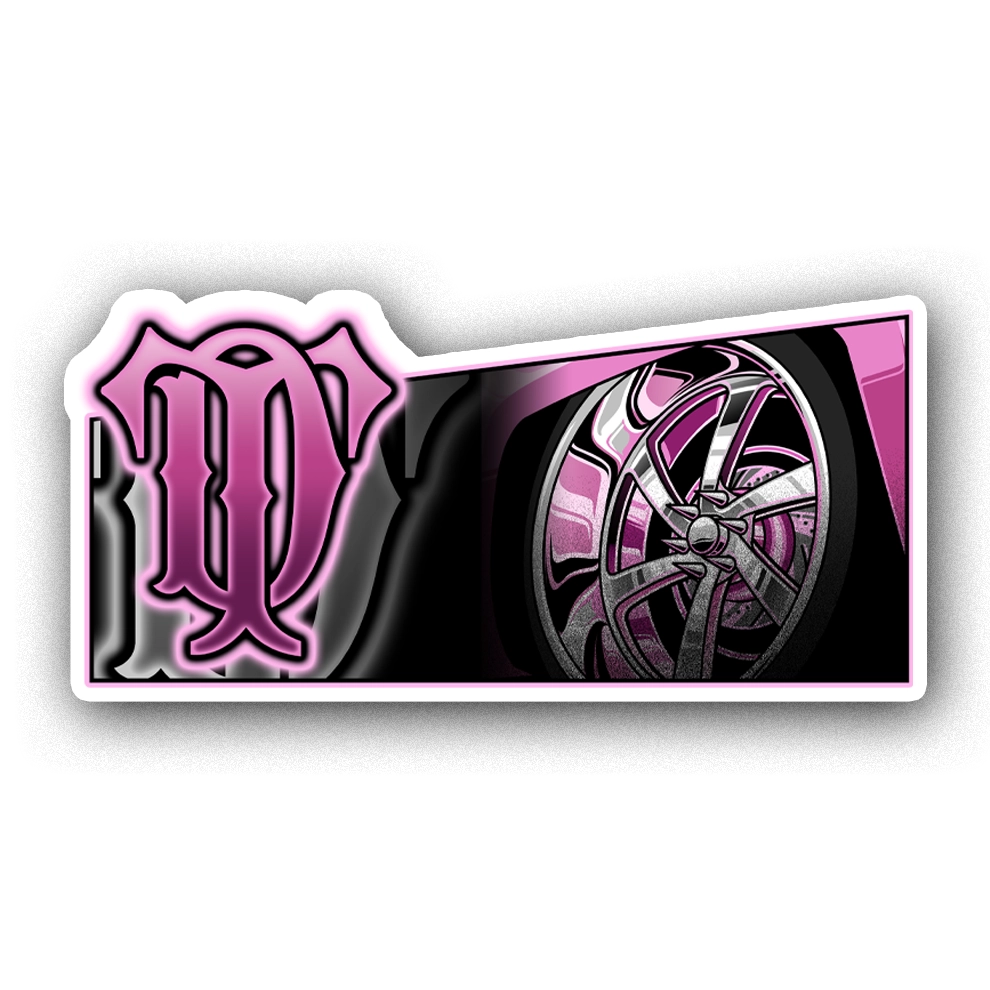 Pink Truck Sticker