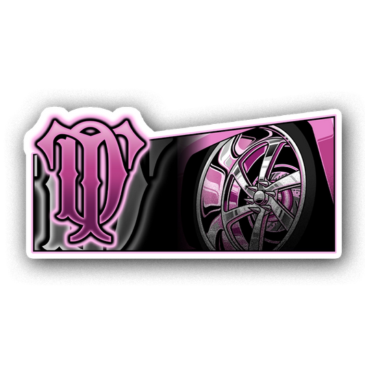 Pink Truck Sticker