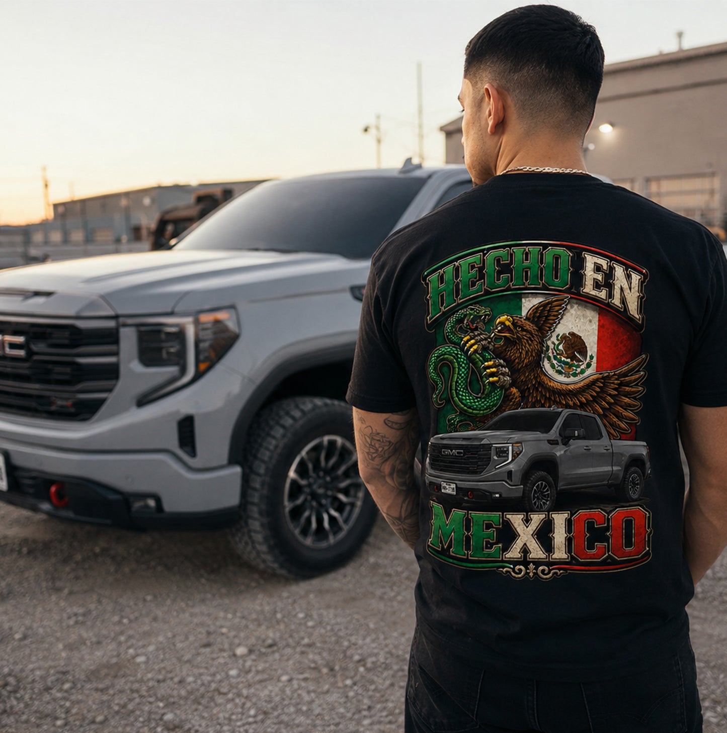 Personalized Mexican Pride Truck T-Shirt | Your Truck Here