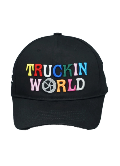 Truckin World Embroidered Hat