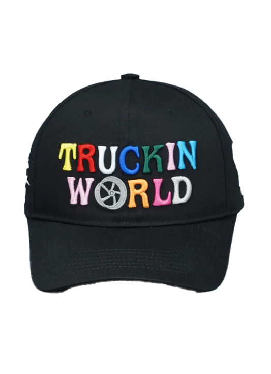 Truckin World Embroidered Hat