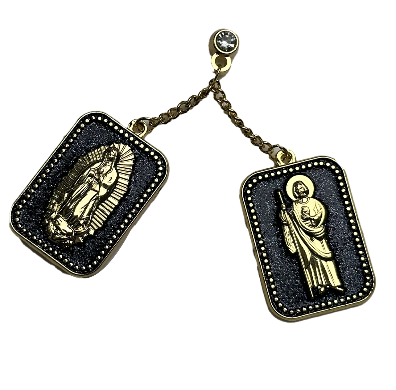 Virgen De Guadalupe San Judas Chain